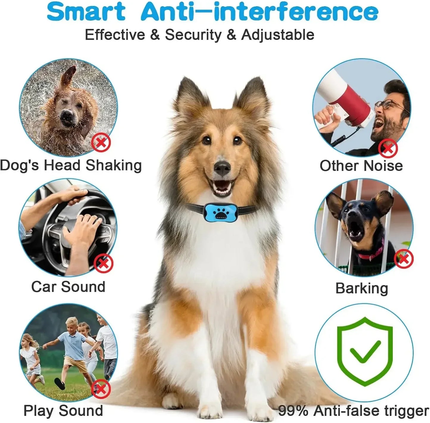 Rechargeable Anti-Bark Dog Collar
