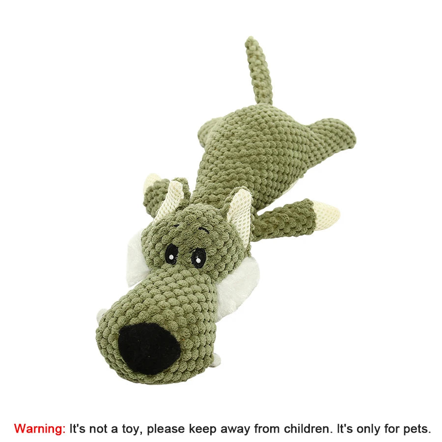 Bite-Resistant Plush Dog Toy