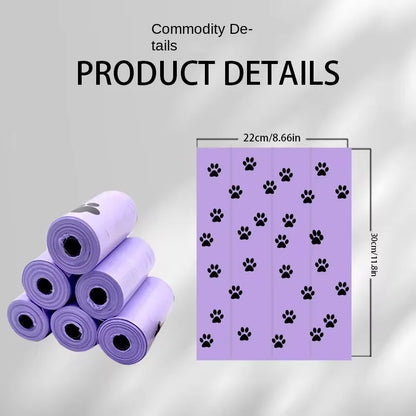 Eco-Friendly Degradable Pet Poop Bags