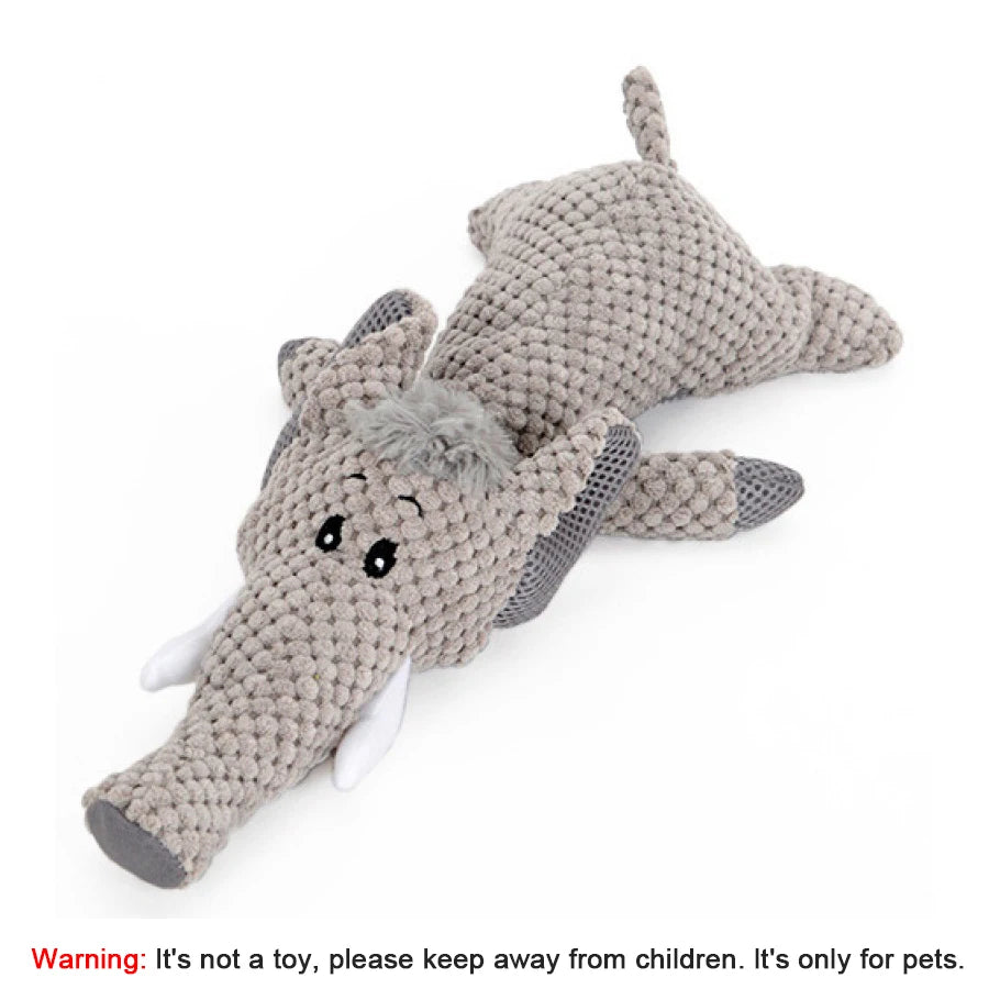 Bite-Resistant Plush Dog Toy