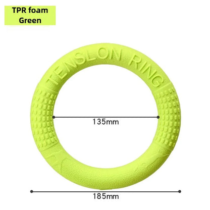 Dog Flying Disk Toy – Floating TPR Training Ring