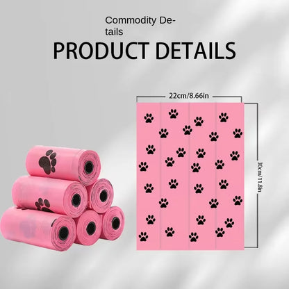 Eco-Friendly Degradable Pet Poop Bags