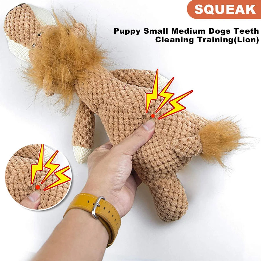 Bite-Resistant Plush Dog Toy
