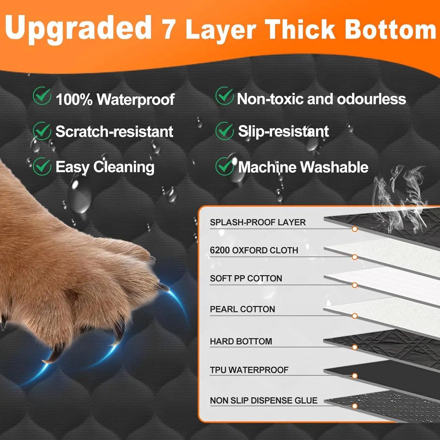 Waterproof Dog Car Seat Cover