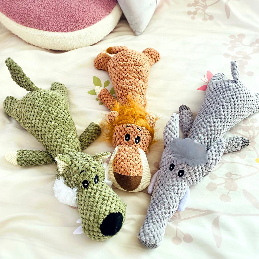 Bite-Resistant Plush Dog Toy